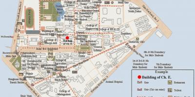 Universidad nacional de taiwán mapa del campus