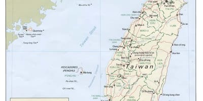 Mapa de xinbei taiwán